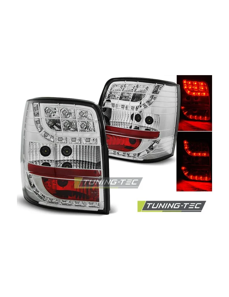 Feux arrière à LED chromés pour VW PASSAT 3BG 00-04 VARIANT