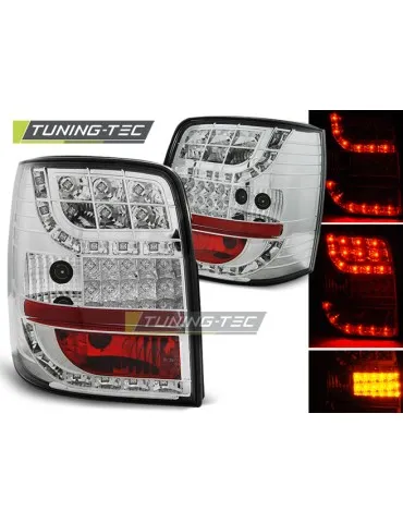 Feux arrière à LED chromés pour VW PASSAT 3BG 00-04 VARIANT