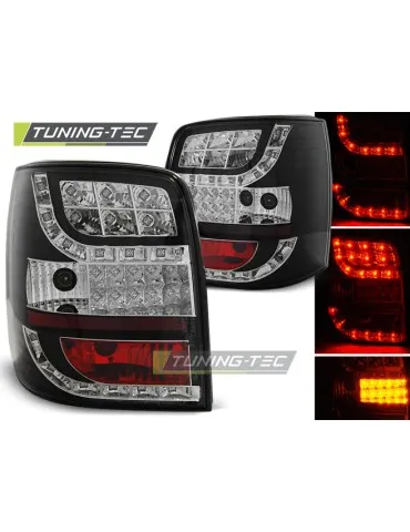 Feux arrière à LED noirs pour VW PASSAT 3BG 00-04 VARIANT