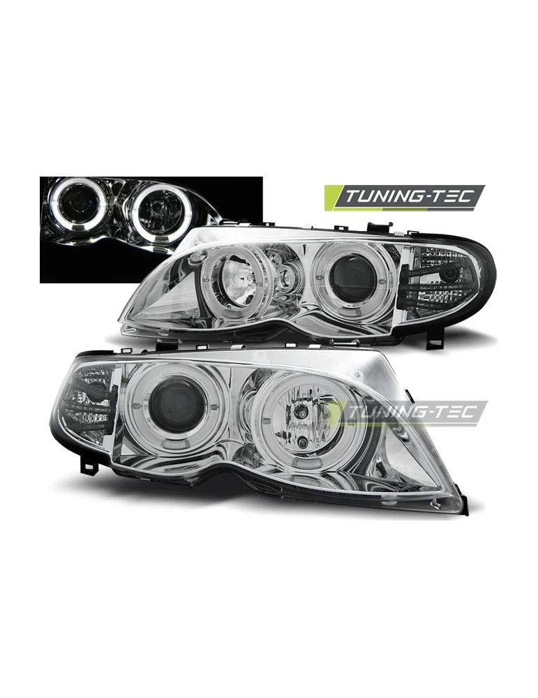Phares chromés pour BMW E46 09.01-03.05