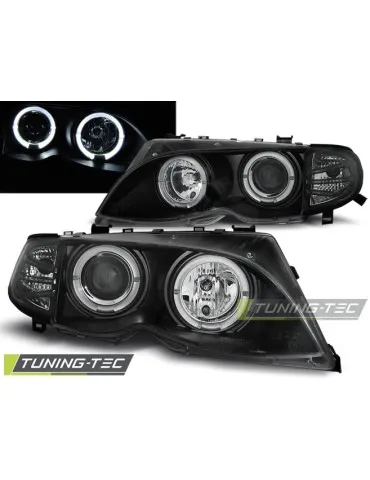 Phares noirs pour BMW E46 09.01-03.05