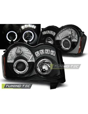 Phares noirs pour CHRYSLER JEEP GRAND CHEROKEE 08-10
