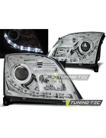Phares à LED chromés pour OPEL VECTRA C 04.02-08.05