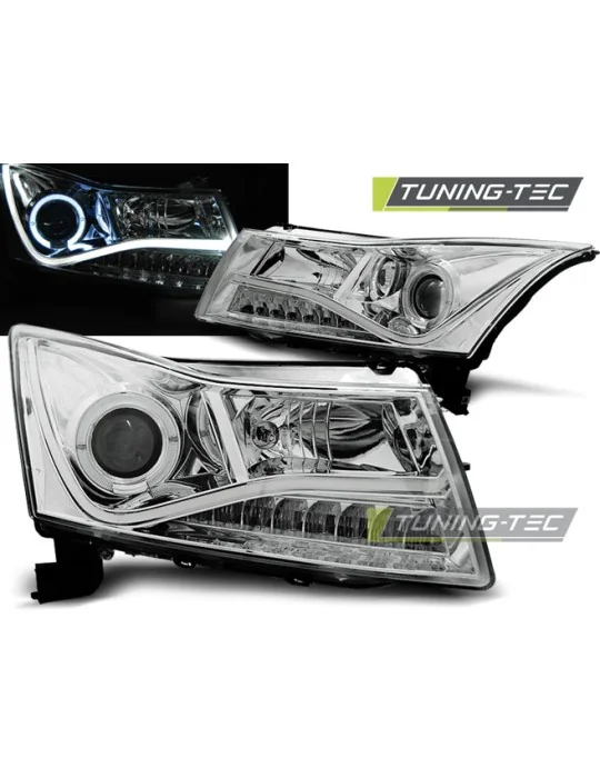 Phares à LED chromés pour Chevrolet Cruze (2009 - 2012)