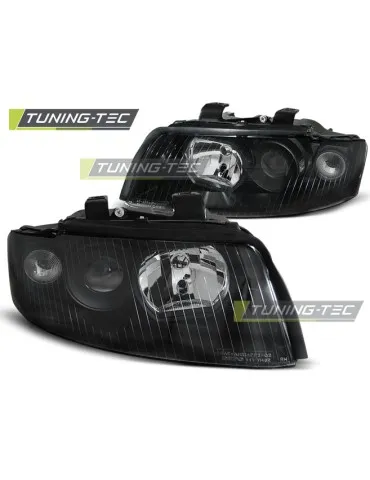 Phares noirs pour AUDI A4 B6 10.00-10.04