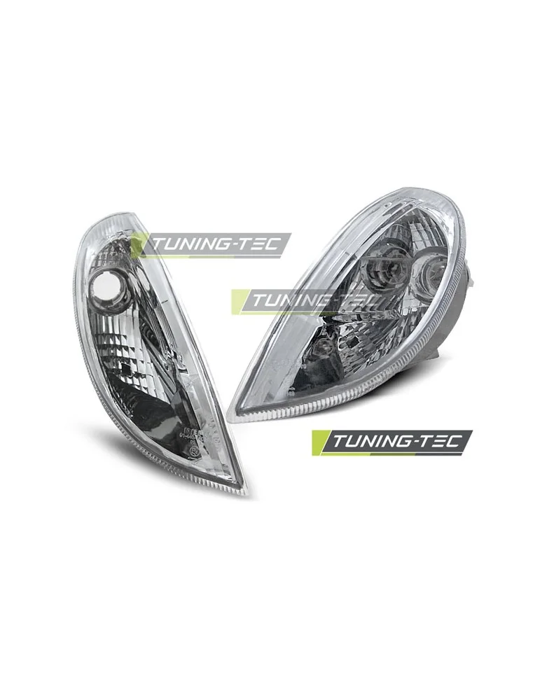 Clignotants avant chromés pour MERCEDES R170 SLK 04.96-04