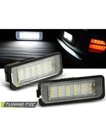 Éclairage de plaque à LED pour VW GOLF IV GOLF V PASSAT B6 PASSAT EOS PHATEON NEW BEETLE 06- LUPO 99-06 POLO 9N3