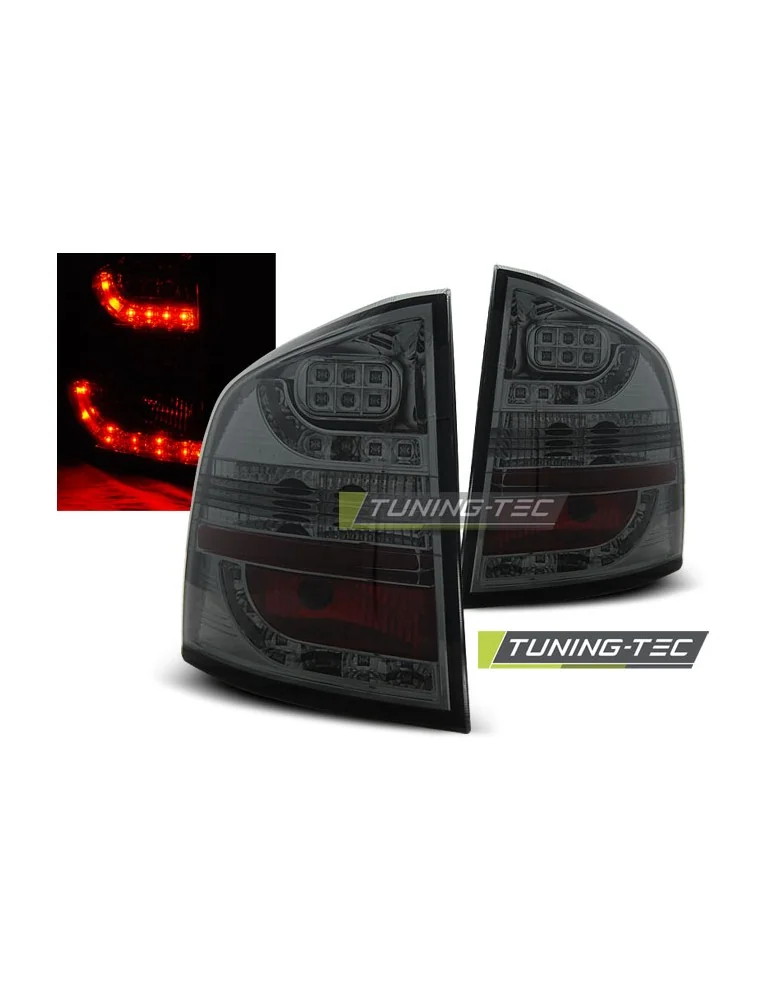 Feux arrière à LED fumés pour SKODA OCTAVIA II Break 04-12
