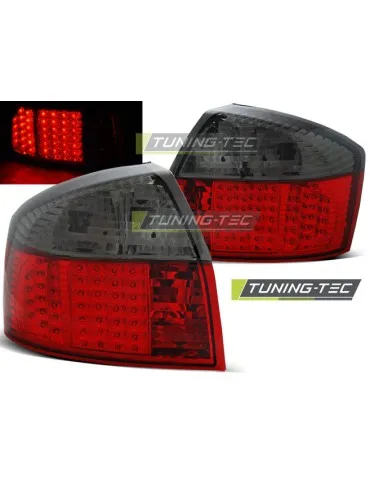 Feux arrière à LED fumés rouges pour AUDI A4 10.00-10.04