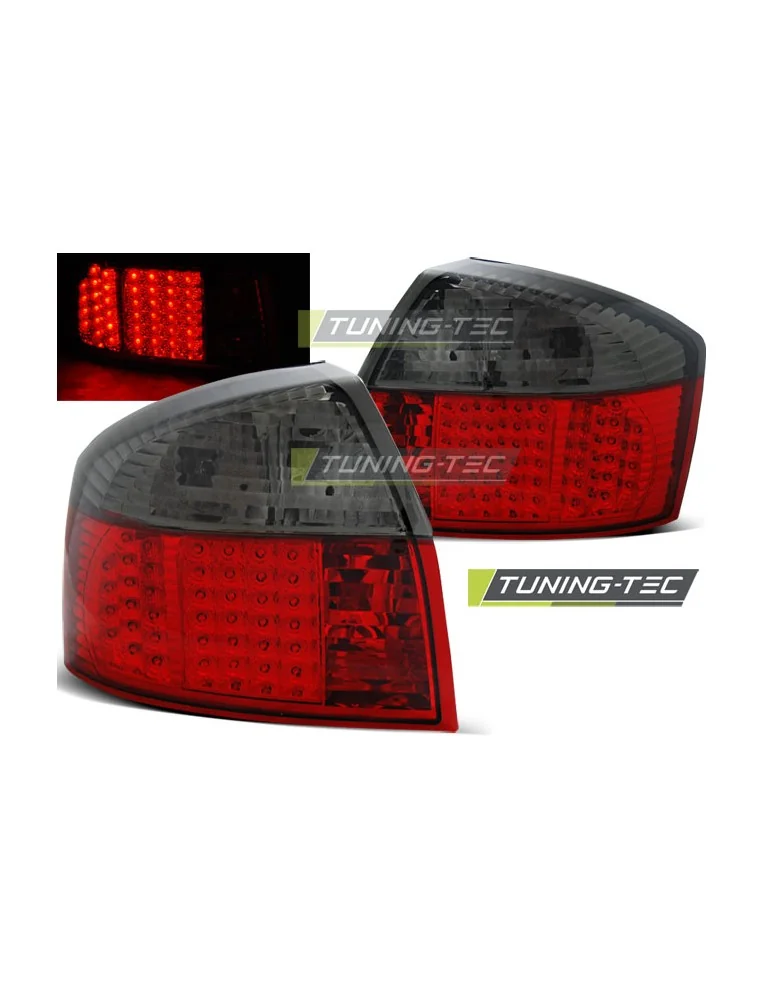 Feux arrière à LED fumés rouges pour AUDI A4 10.00-10.04