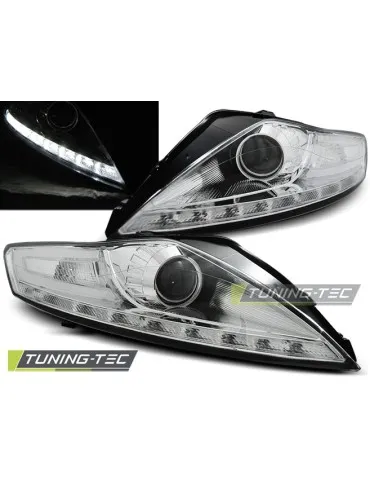 Phares à LED chromés pour FORD MONDEO 07.07-11.10
