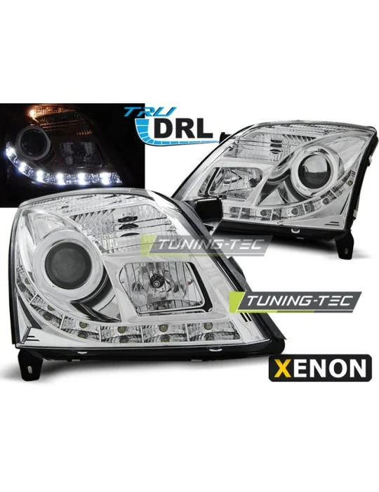 Phares au xénon chromés pour Opel Vectra C D2S (2002 - 2005)