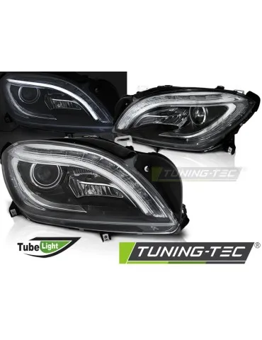 Phares à LED noirs pour MERCEDES M-CLASS W166 11-15