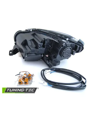 Phares à LED noirs pour MERCEDES M-CLASS W166 11-15