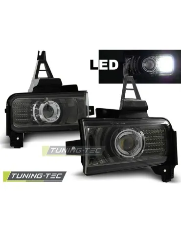 Antibrouillards à LED noirs fumés pour TOYOTA LAND CRUISER FJ200 07-12