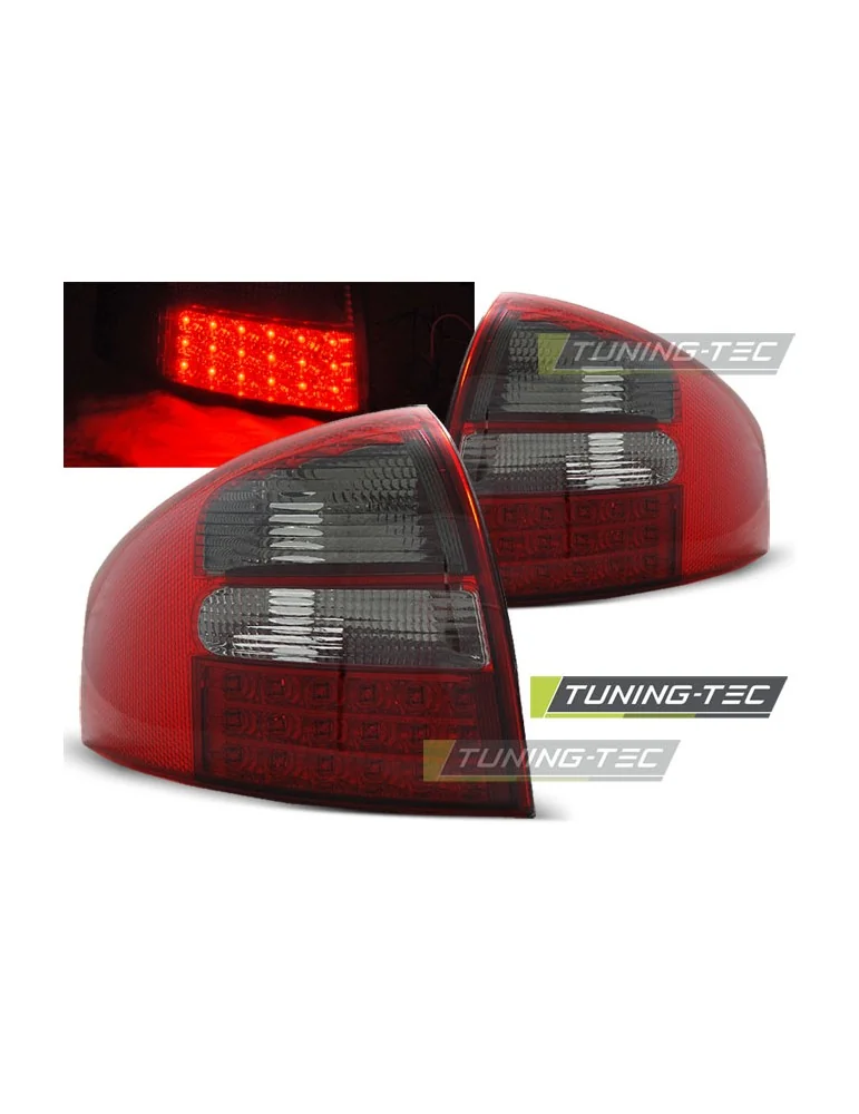 Feux arrière à LED fumés rouges pour AUDI A6 05.97-05.04 Berline