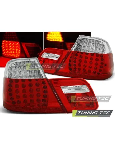 Feux arrière à LED rouges blancs pour BMW E46 04.99-03.03 Coupé