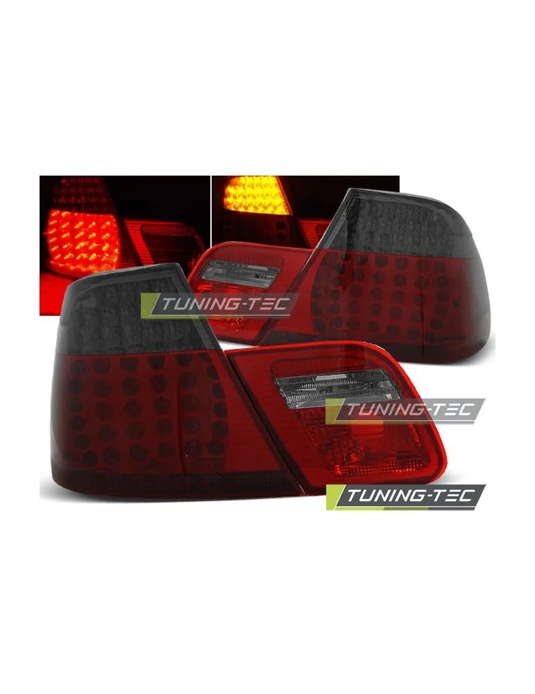 Feux arrière à LED fumés rouges pour BMW E46 04.99-03.03 Coupé