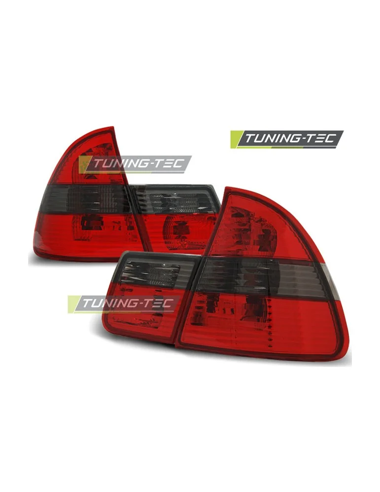Feux arrière fumés rouges pour BMW E46 99-05 Break