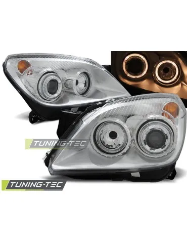 Phares chromés pour OPEL ASTRA H 03.04-09