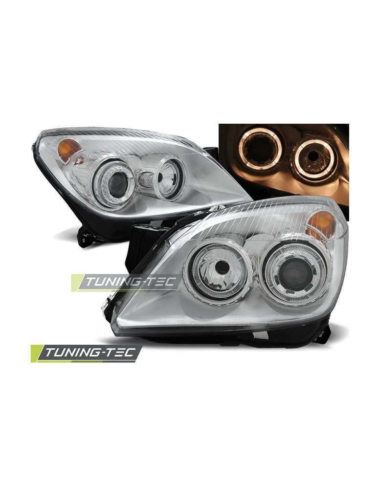 Phares chromés pour OPEL ASTRA H 03.04-09
