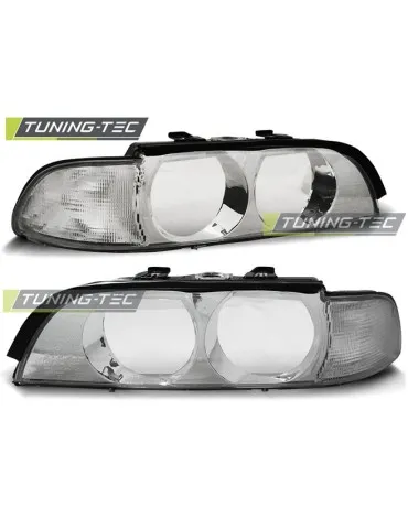 Phares au xénon chromés pour BMW E39 09.95-08.00