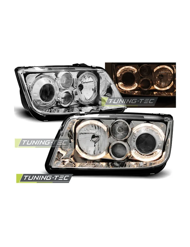 Phares chromés pour VW BORA 09.98-07.05