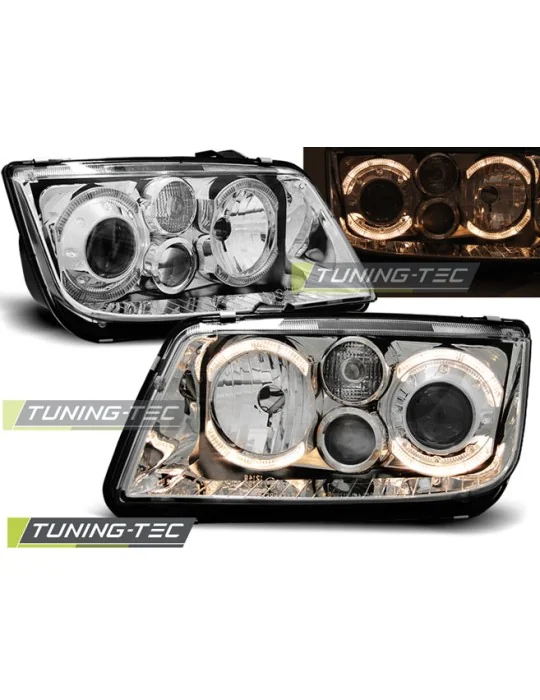 Phares chromés pour VW Bora (1998 - 2005)
