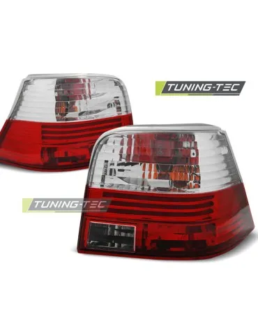 Feux arrière rouges blancs pour VW GOLF 4 09.97-09.03