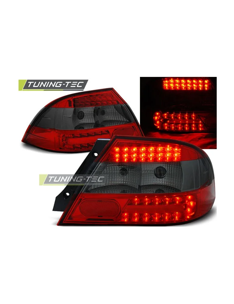 Feux arrière à LED fumés rouges pour MITSUBISHI LANCER 7 Berline 04-07