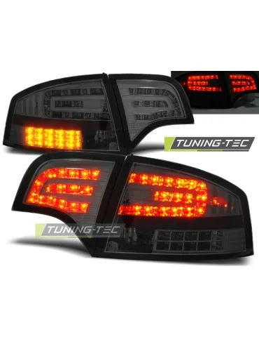 Feux arrière à LED fumés pour AUDI A4 B7 11.04-03.08 Berline
