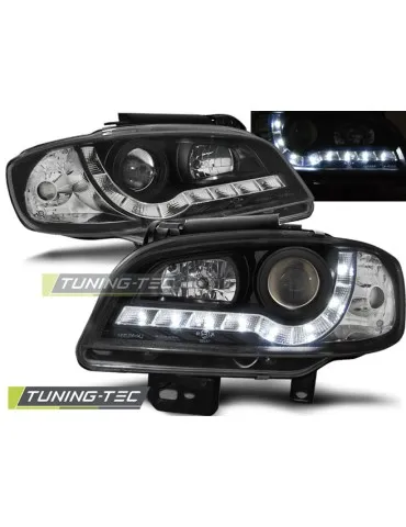 Phares à LED noirs pour SEAT IBIZA/CORDOBA 09.99-03.02