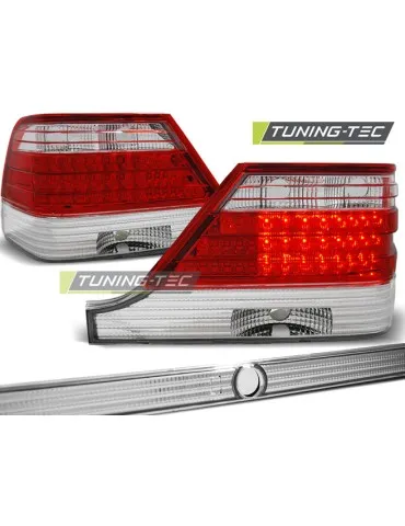 Feux arrière à LED rouges blancs pour MERCEDES W140 95-10.98
