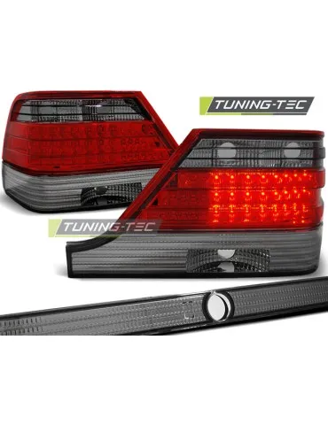 Feux arrière à LED fumés rouges pour MERCEDES W140 95-10.98