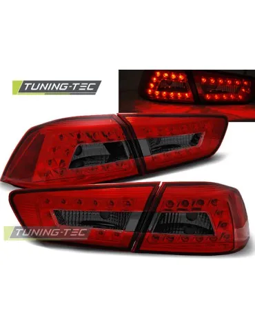 Feux arrière à LED fumés rouges pour MITSUBISHI LANCER 8 Berline 08-11