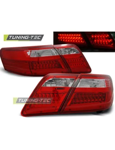 Feux arrière à LED rouges blancs pour TOYOTA CAMRY 6 XV40 06-09