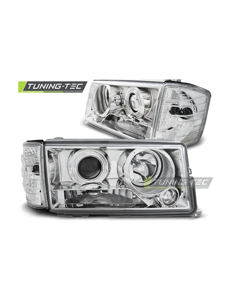 Phares chromés pour MERCEDES W201/190 12.82-05.93