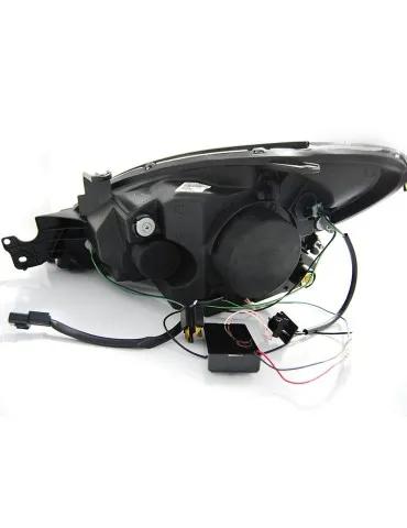 Phares chromés pour MITSUBISHI LANCER 7 04-07
