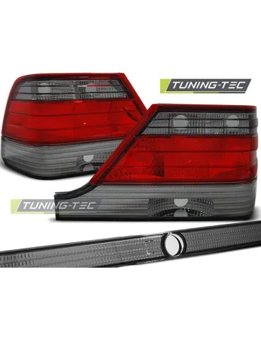 Feux arrière fumés rouges pour MERCEDES W140 95-10.98