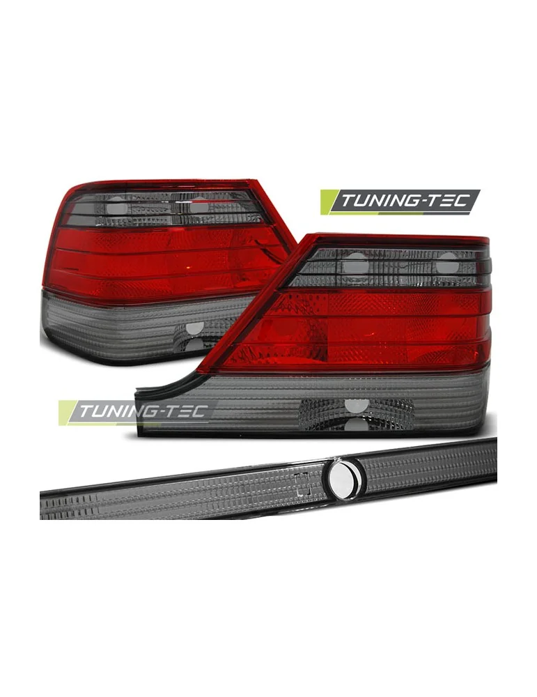 Feux arrière fumés rouges pour MERCEDES W140 95-10.98