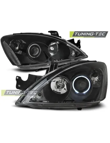 Phares noirs pour MITSUBISHI LANCER 7 04-07