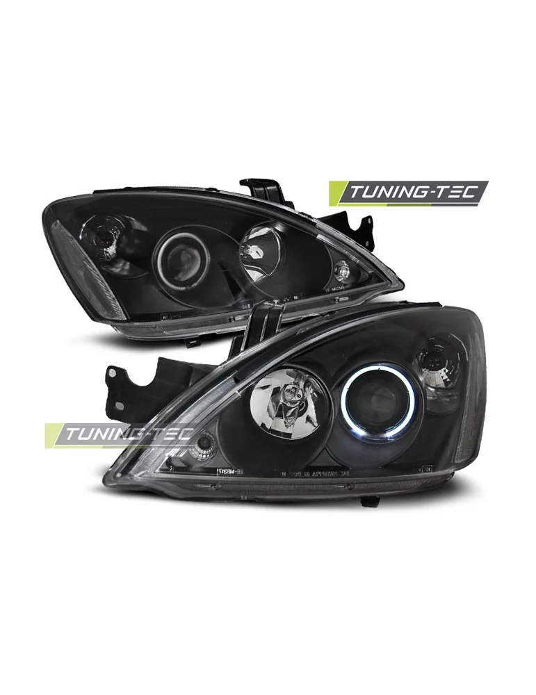 Phares noirs pour MITSUBISHI LANCER 7 04-07