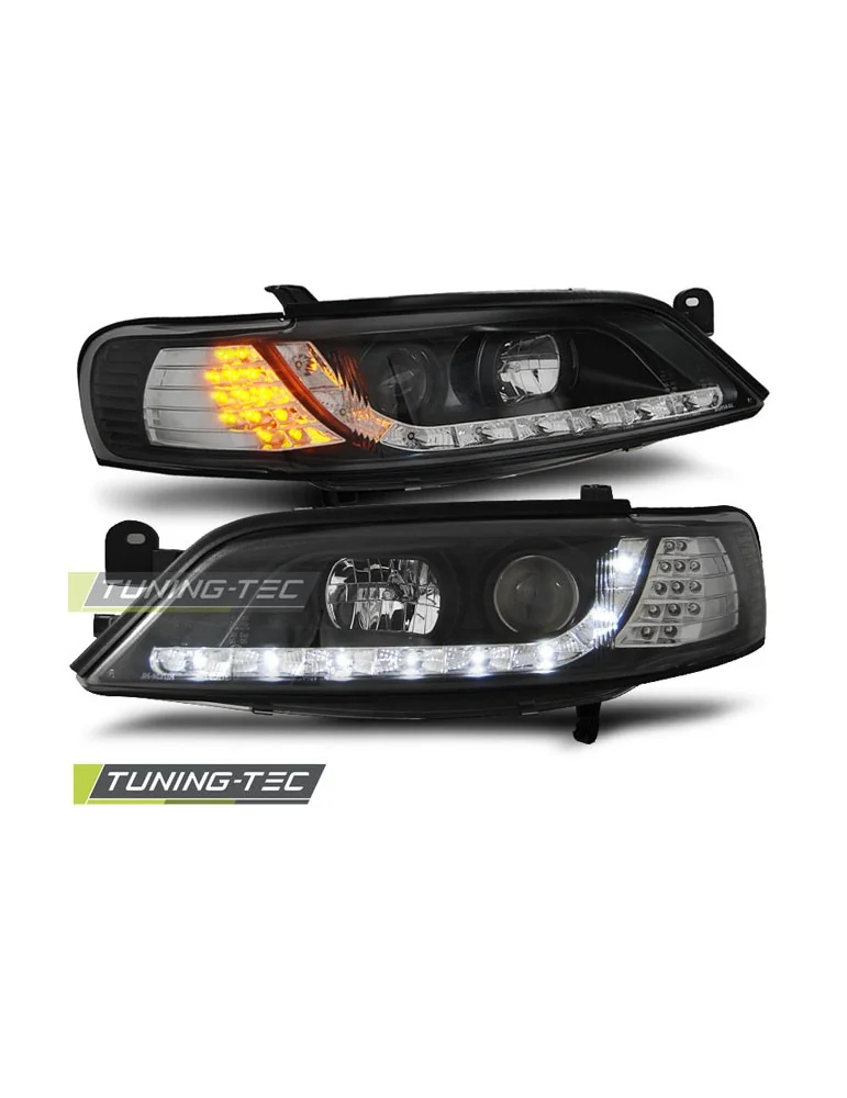 Phares à LED noirs pour OPEL VECTRA B 11.96-12.98 INDICATOR