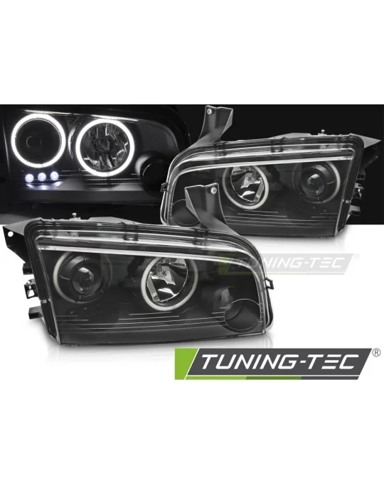 Phares noirs pour Dodge Charger LX (2006 - 2010)