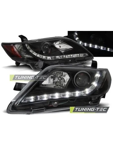Phares à LED noirs pour TOYOTA CAMRY 6 XV40 06-09