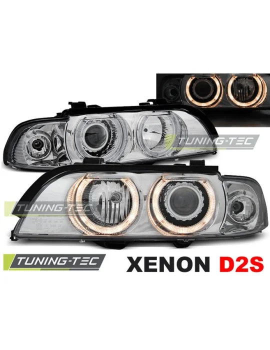 Phares au xénon chromés pour BMW E39 (1995 - 2003)