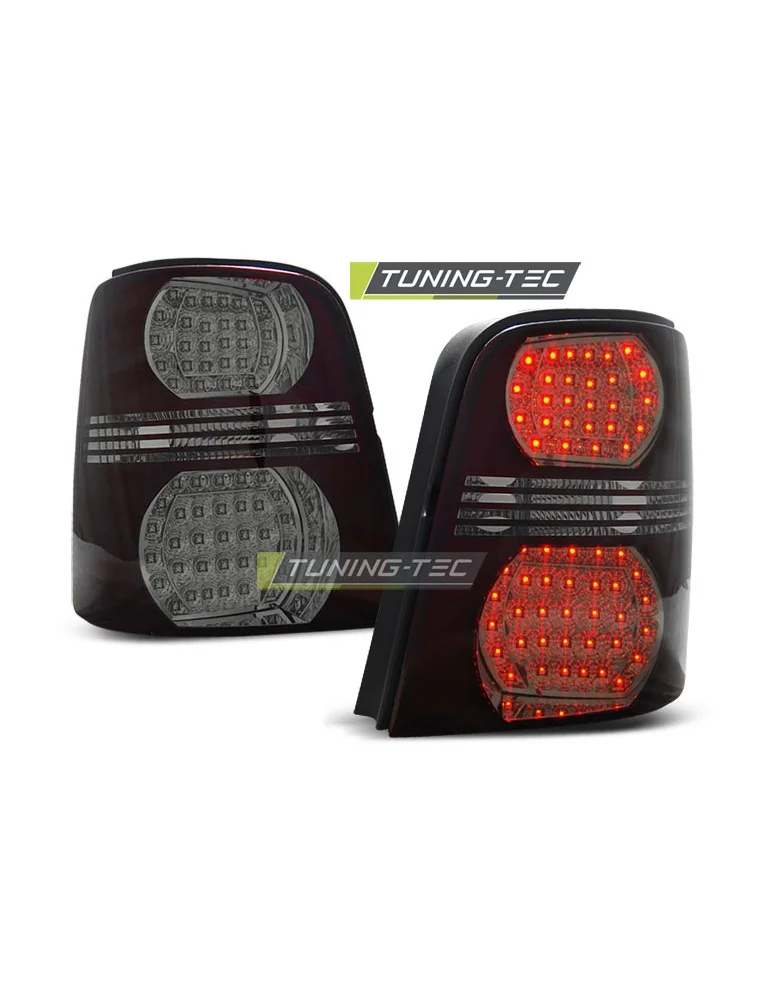 Feux arrière à LED fumés rouges pour VW TOURAN 02.03-10