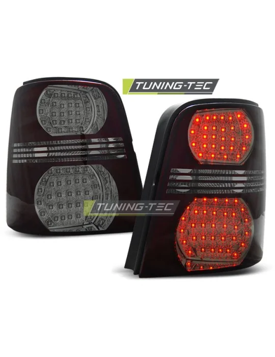 Feux arrière à LED fumés rouges pour VW Touran (2003 - 2010)