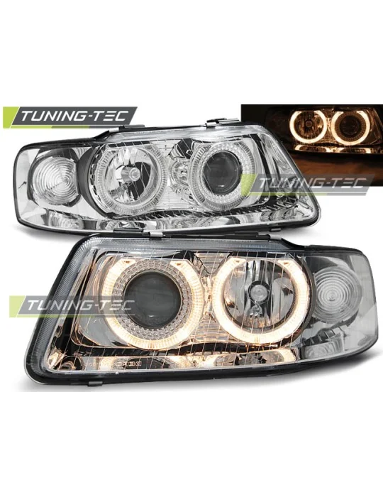 Phares chromés pour Audi A3 (2000 - 2003)