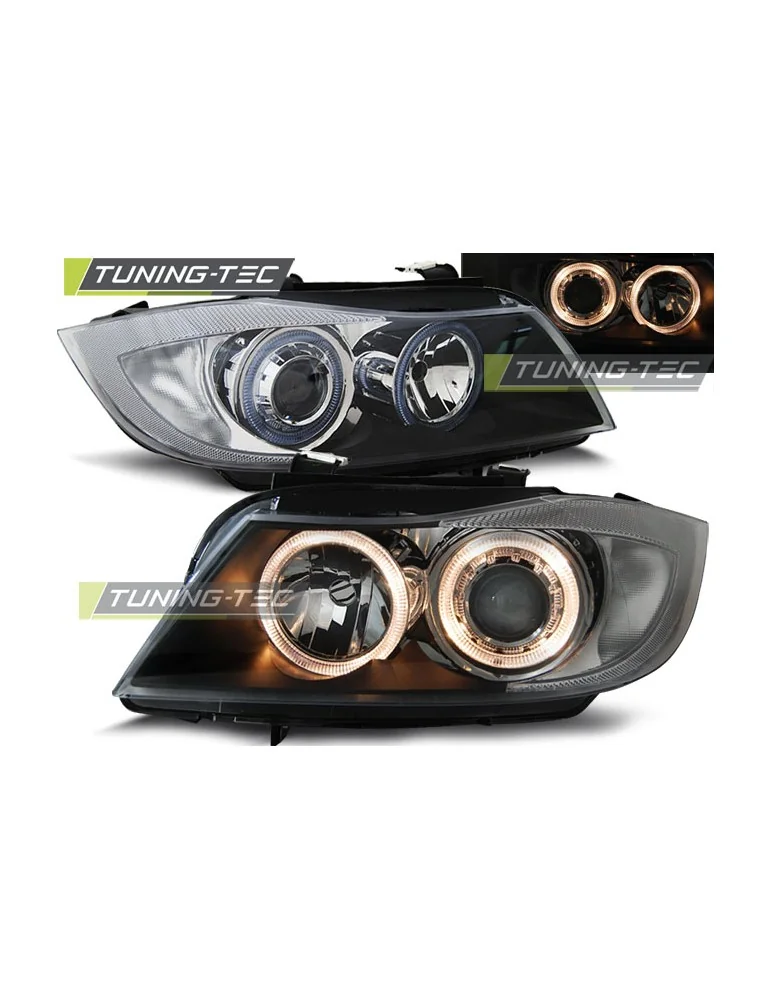 Phares noirs pour BMW E90/E91 03.05-08.08